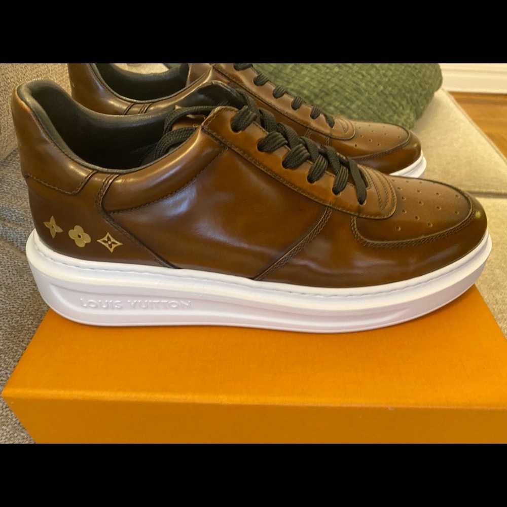 Louis Vuitton Beverly Hills sneakers in cognac